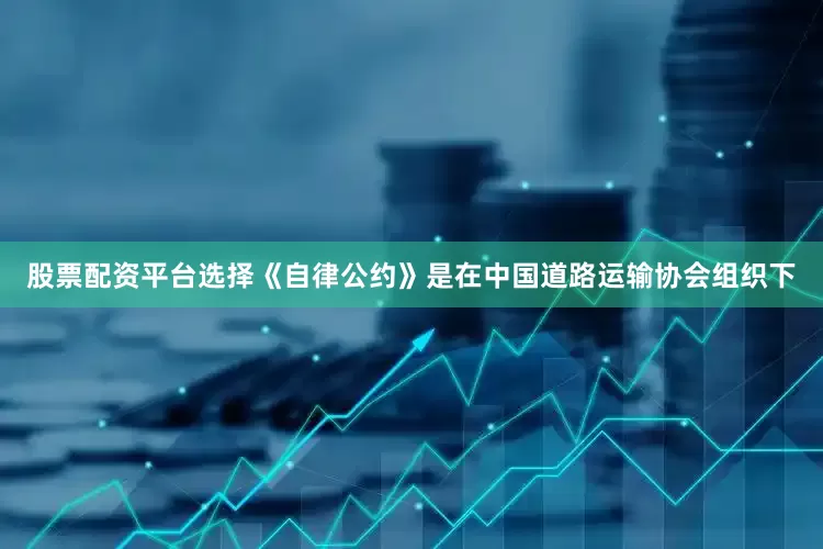 股票配资平台选择《自律公约》是在中国道路运输协会组织下