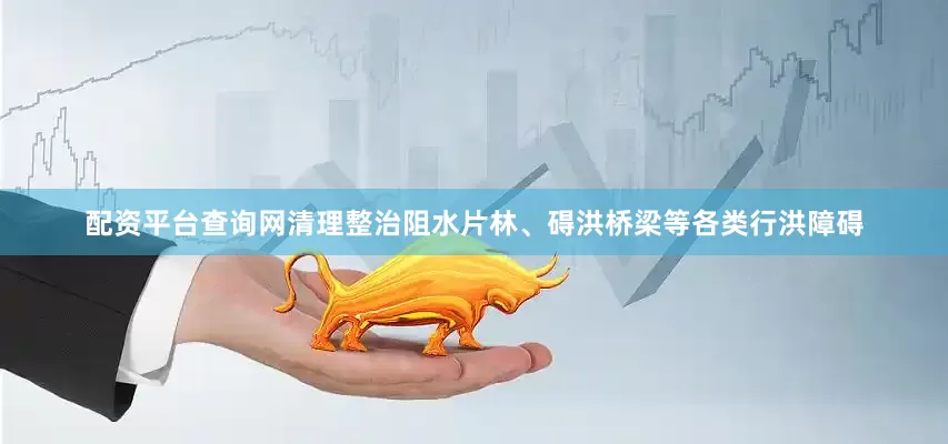 配资平台查询网清理整治阻水片林、碍洪桥梁等各类行洪障碍